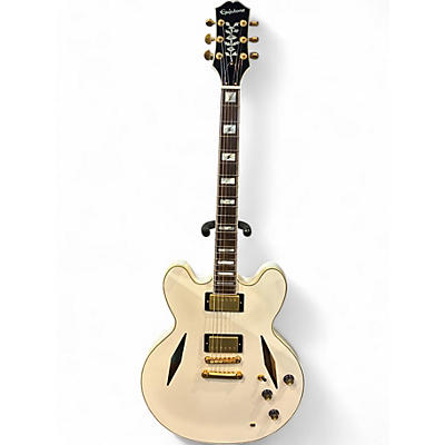 Used Epiphone EMILY WOLFE SHERATON Aged Bone White Hollow Body Electric Guitar