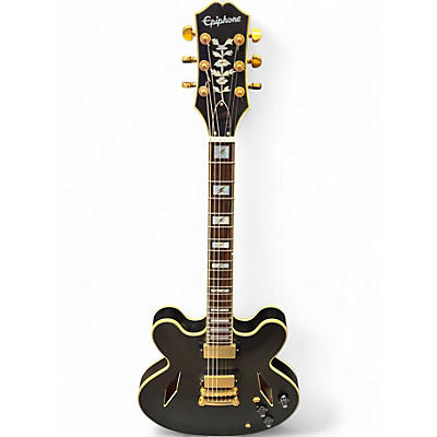 Used Epiphone EMILY WOLFE SHERATON BLACK Hollow Body Electric Guitar