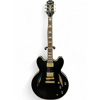Used Epiphone EMILY WOLFE SHERATON Black Hollow Body Electric Guitar