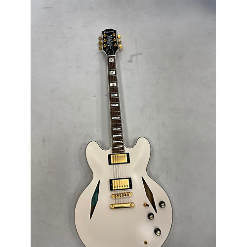 Epiphone Used Epiphone EMILY WOLFE SHERATON Hollow Body Electric Guitar White