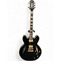 Used Epiphone EMILY WOLFE SHERATON Satin Black Hollow Body Electric Guitar Satin Black
