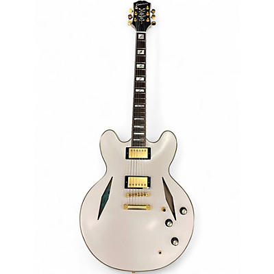 Used Epiphone EMILY WOLFE SHERATON WHITE Hollow Body Electric Guitar