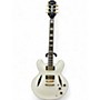 Used Epiphone EMILY WOLFE SHERATON- WHITE WOLFE Pearl White Hollow Body Electric Guitar Pearl White