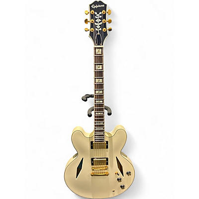 Used Epiphone EMILY WOLFE SHERATON  White  Hollow Body Electric Guitar