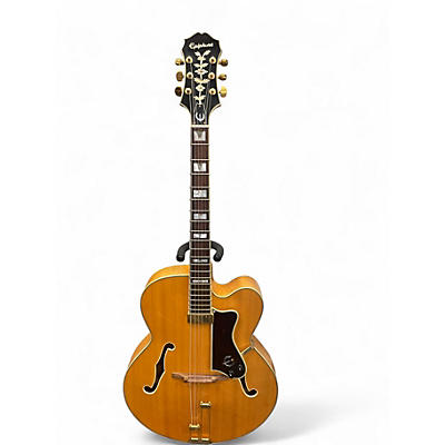 Used Epiphone EMPEROR NA Amber Hollow Body Electric Guitar