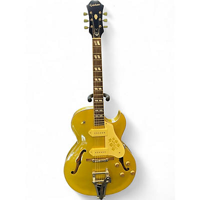 Used Epiphone ES-295 Gold Hollow Body Electric Guitar