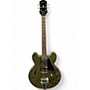 Used Epiphone ES-335 Bigsby Green Hollow Body Electric Guitar Green