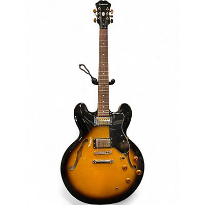 Used Epiphone ES 335 DOT 2 Color Sunburst Hollow Body Electric Guitar