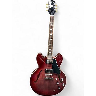 Used Epiphone ES-335 FIGURED IG Raspberry Hollow Body Electric Guitar