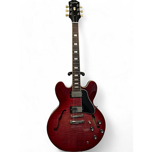 Epiphone Used Epiphone ES-335 Figured Raspberry Burst Hollow Body Electric Guitar Raspberry Burst