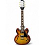 Used Epiphone ES-335 Figured Sunrise Tea Burst Hollow Body Electric Guitar Sunrise Tea Burst