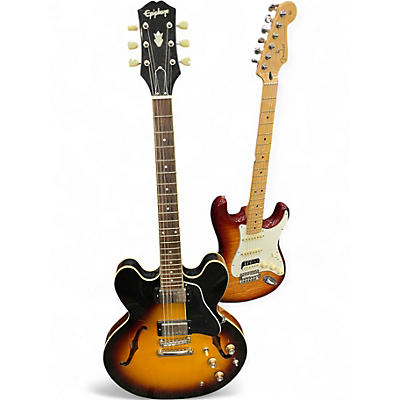 Used Epiphone ES-335 IG 2 Color Sunburst Solid Body Electric Guitar