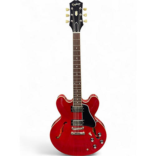 Used Epiphone ES-335 IG Red Hollow Body Electric Guitar Red