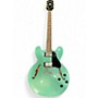 Used Epiphone ES-335 IG Turquoise Hollow Body Electric Guitar Turquoise