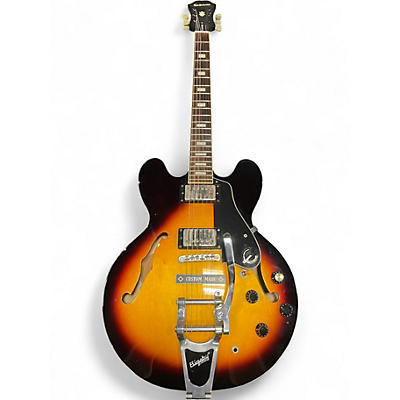 Used Epiphone ES-335 PRO Bigsby Bridge 2 Color Sunburst Hollow Body Electric Guitar