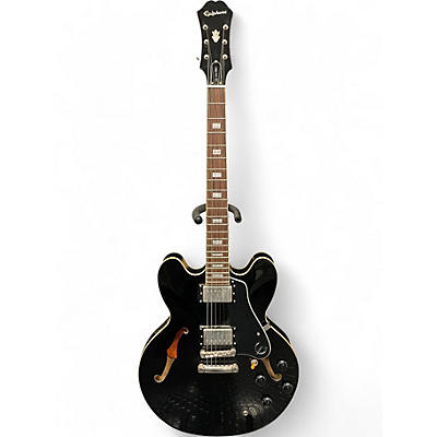 Used Epiphone ES-335 PRO Ebony Hollow Body Electric Guitar