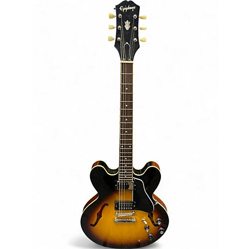 Used Epiphone ES-335 Vintage Sunburst Hollow Body Electric Guitar Vintage Sunburst