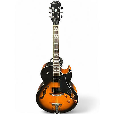 Used Epiphone ES175 REISSUE (WITH GIBSON PICKUPS AND EPIPHONE CASE) 2 Color Sunburst Hollow Body Electric Guitar