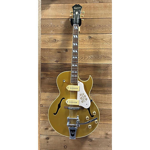 Epiphone Used Epiphone ES295 Premium Gold Hollow Body Electric Guitar Gold