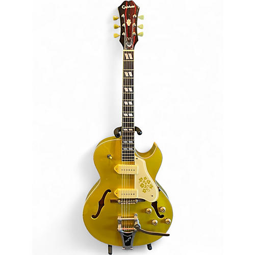 Used Epiphone ES295 Premium METALLIC GOLD Hollow Body Electric Guitar METALLIC GOLD