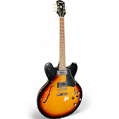Used Epiphone ES335 2 Color Sunburst Hollow Body Electric Guitar