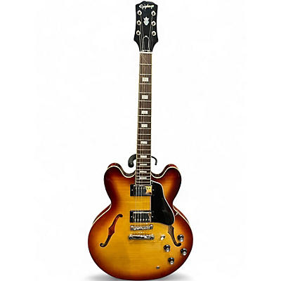 Used Epiphone ES335 2 Color Sunburst Hollow Body Electric Guitar