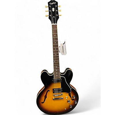 Epiphone Used Epiphone ES335 2 Tone Sunburst Hollow Body Electric Guitar