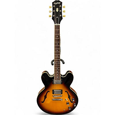 Used Epiphone ES335 3 Color Sunburst Hollow Body Electric Guitar