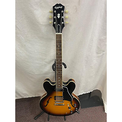 Epiphone Used Epiphone ES335 3 Tone Sunburst Hollow Body Electric Guitar