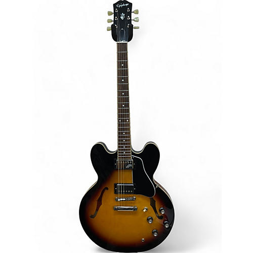 Epiphone Used Epiphone ES335 3 Tone Sunburst Hollow Body Electric Guitar 3 Tone Sunburst