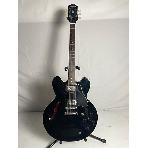 Epiphone Used Epiphone ES335 Black Hollow Body Electric Guitar Black