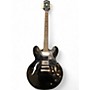 Used Epiphone ES335 Black Hollow Body Electric Guitar Black