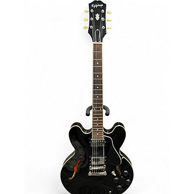 Used Epiphone ES335 Black Hollow Body Electric Guitar
