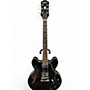 Used Epiphone ES335 Black Hollow Body Electric Guitar Black