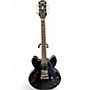 Used Epiphone ES335 Black Hollow Body Electric Guitar Black