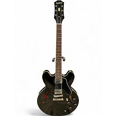 Used Epiphone ES335 Black Hollow Body Electric Guitar