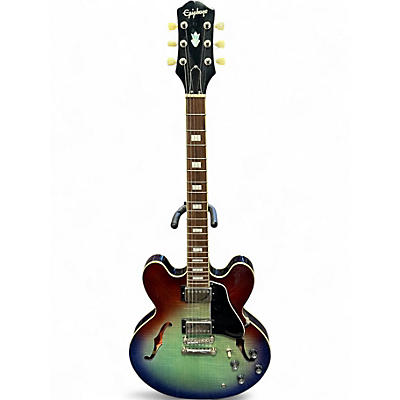Used Epiphone ES335 Blue Burst Hollow Body Electric Guitar