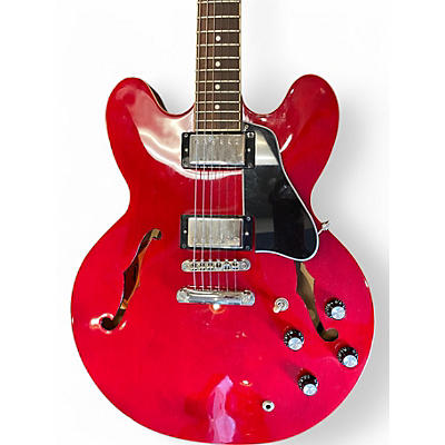 Used Epiphone ES335 Candy Apple Red Hollow Body Electric Guitar