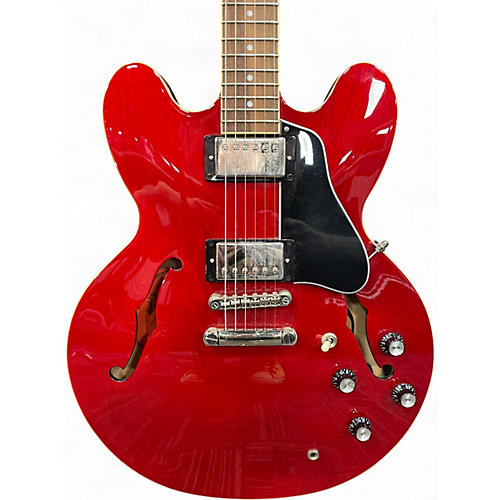 Used Epiphone ES335 Candy Apple Red Hollow Body Electric Guitar Candy Apple Red