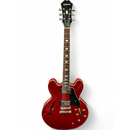 Used Epiphone ES335 Cherry Hollow Body Electric Guitar Cherry