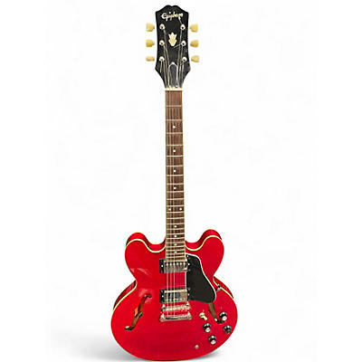 Used Epiphone ES335 Cherry Hollow Body Electric Guitar