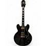 Used Epiphone ES335 Ebony Hollow Body Electric Guitar Ebony