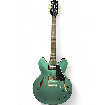 Used Epiphone ES335 Emerald Green Hollow Body Electric Guitar