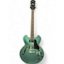 Used Epiphone ES335 Emerald Green Hollow Body Electric Guitar Emerald Green