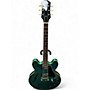 Used Epiphone ES335 Emerald Green Hollow Body Electric Guitar Emerald Green