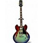Used Epiphone ES335 FIGURED IG PURPLE BLUE BURST Hollow Body Electric Guitar PURPLE BLUE BURST
