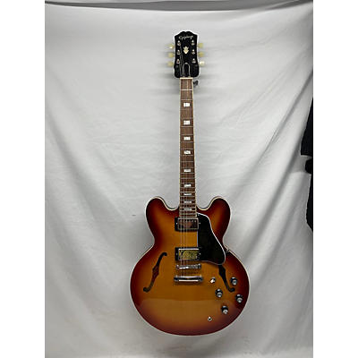 Epiphone Used Epiphone ES335 FIGURED IG Vintage Sunburst Hollow Body Electric Guitar