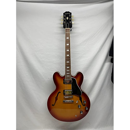 Epiphone Used Epiphone ES335 FIGURED IG Vintage Sunburst Hollow Body Electric Guitar Vintage Sunburst