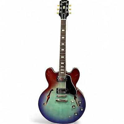 Used Epiphone ES335 Figured Blueberry Burst Hollow Body Electric Guitar