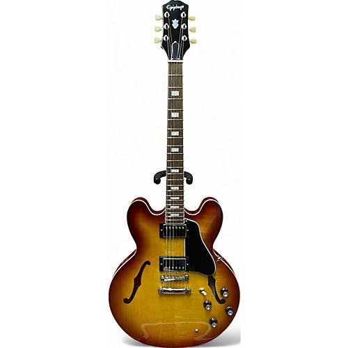 Epiphone Used Epiphone ES335 Figured IG Raspberry Tea Burst Hollow Body Electric Guitar Raspberry Tea Burst